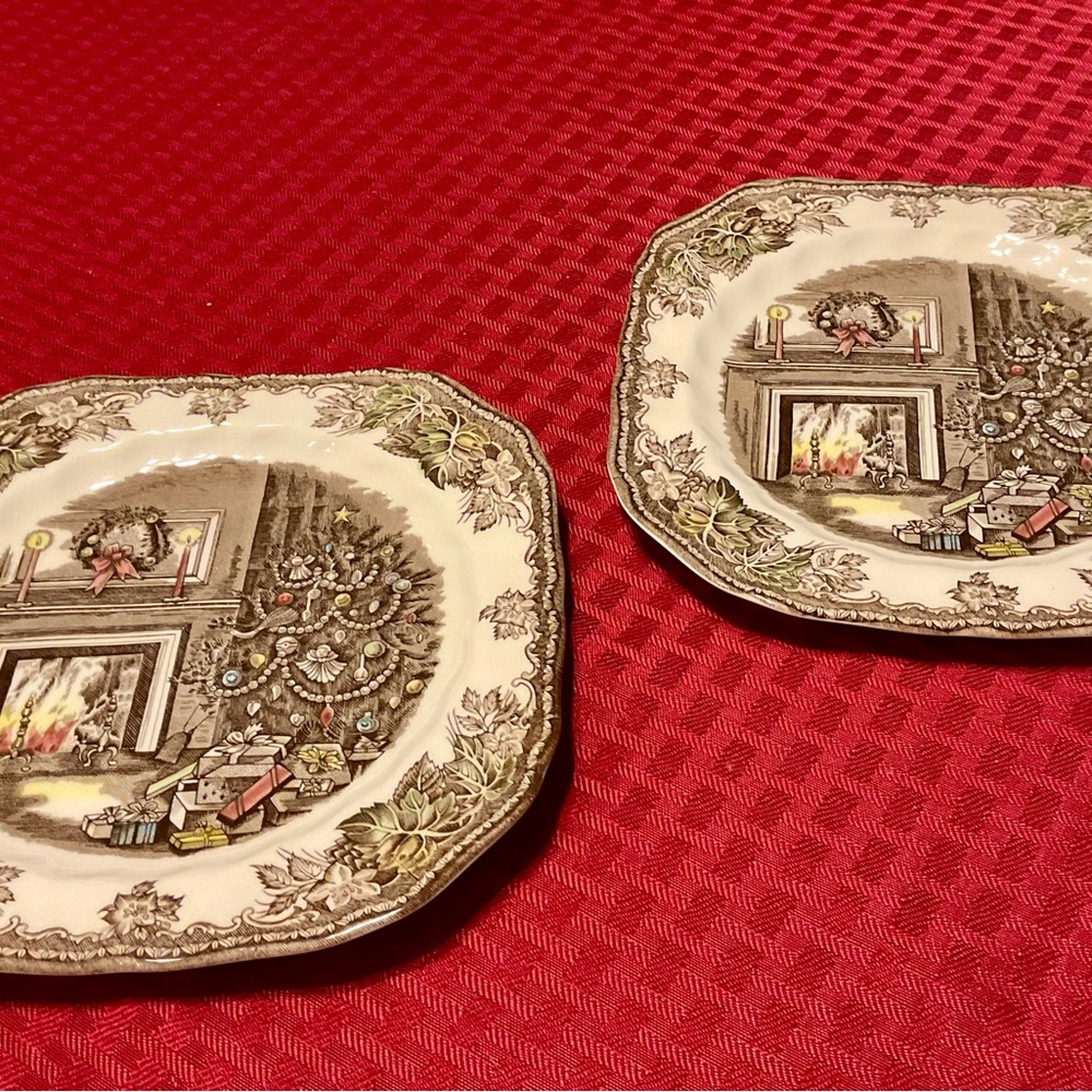 Johnson Brothers Christmas Salad Plates